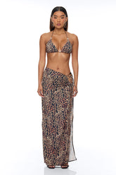 Quinn Pearl 3 Piece Bikini Set - Leopard